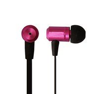 3.5mm Stereo Fashion Generous Design In-ear phones Cover For iPhone Color Red N3