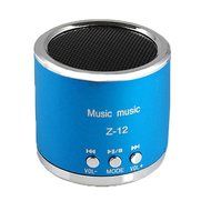Speaker, Dreaman Wireless Portable Mini Speaker FM Radio USB Micro SD TF Card MP3 Player Blue