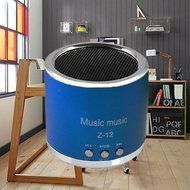 Speaker, Dreaman Wireless Portable Mini Speaker FM Radio USB Micro SD TF Card MP3 Player Blue N3