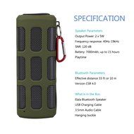 Elala Bluetooth Speaker, Portable Wireless Speaker with Built-in 7000mAh Power Bank, Mic, Enhanced Bass, Waterproof... N6