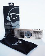 Bearded Blue Premium Stereo Bluetooth Speaker, Powerful Stereo Sound, HD Bass, Hands Free Chats, Portable Wireless... N4