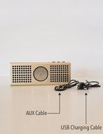Bearded Blue Premium Stereo Bluetooth Speaker, Powerful Stereo Sound, HD Bass, Hands Free Chats, Portable Wireless... N6