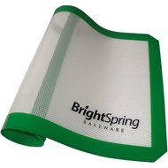 2 Day Sale - BrightSpring Silicone Baking Mat - Non-Stick Cookie Sheet Liner Fits Half-Size Pan - eBook - Easy-Clean...