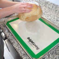 2 Day Sale - BrightSpring Silicone Baking Mat - Non-Stick Cookie Sheet Liner Fits Half-Size Pan - eBook - Easy-Clean... N8