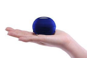 Mini Boom Mini Portable Speaker High Quality Hamburger Speaker Iphone Android Phones Tablet Pc - Blue