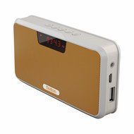 Rolton E300 Multi-functional Portable Wireless Bluetooth Stereo Speaker with Power Bank, FM Radio (Blue) N8
