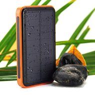 YOUNGFLY High Power Storage Travel Charger Solar Panel Power Bank With LED for Phone N2