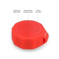THECOO Portable Bluetooth Speakers, Wireless Waterproof Stereo Bass Speaker System with Lanyard for Outdoor Travel... N4