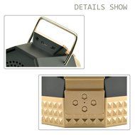 Bluetooth Speaker With Intelligent spectrum LED Light BOOMER VIVI Wireless V4.0 Bluetooth Eco Speaker HiFi Subwoofer... N3