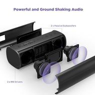 VAVA Voom 20 2 Set of Bluetooth Portable Speakers with Dual 8W Drivers &amp; 2 Passive Subwoofers (Wireless, IPX5... N2