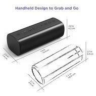 VAVA Voom 20 2 Set of Bluetooth Portable Speakers with Dual 8W Drivers &amp; 2 Passive Subwoofers (Wireless, IPX5... N5