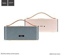 HOCO BS4 Metal Tabletop Rechargeable Wireless Bluetooth Speaker - Golden