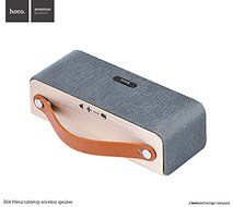 HOCO BS4 Metal Tabletop Rechargeable Wireless Bluetooth Speaker - Golden N2