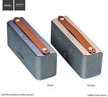 HOCO BS4 Metal Tabletop Rechargeable Wireless Bluetooth Speaker - Golden N7