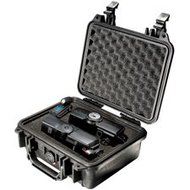 Pelican 1200 Mini S Case w/Foam 10.75inL x 9.75inW x 5inD Black-by-Pelican