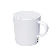 CTA Digital SP-BMSW Bluetooth Speaker Mug with Mug Stand &amp; Porcelain Mugs N5
