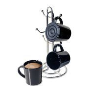 CTA Digital SP-BMSW Bluetooth Speaker Mug with Mug Stand &amp; Porcelain Mugs N7
