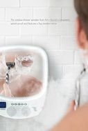 ART+SOUND AR6001WH Bluetooth Wireless Shower Speaker With Fogless Mirror, Built in Radio (FM/AM) N3