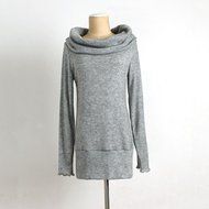 AIMTOPPY Women Long Sleeve Hoodie Sweatshirt Sweater Hooded Coat Pullover Shirt (S, Gray) N2