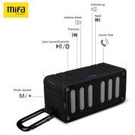 MIFA F6 Bluetooth Speaker Portable Speaker Outdoor Wireless Speaker Waterproof IPX4 Compatible(Black) N3