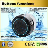 Ampibia Evo Audio Bluetooth Wireless Shockproof Shower Speaker Radio, IP67 Handsfree Portable 5W Speakerphone... N9