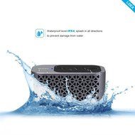 [2016 Aluminum Bluetooth Speaker 4.0 , 4400mAh battery for 24-Hour Playtime, Dual 5 Watt Drivers, Built-in Mic... N4