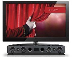 SpeakerCraft CS3 Center Stage 80-Watt Bluetooth Ready Television Speaker (Black) N3