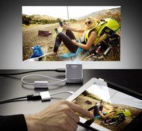 Philips PPX4350 Pocket Projector, 50 Lumens, LED, HDMI, 60 Inches Display, USB, 4,6 Oz N3