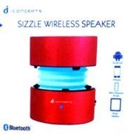 Sizzle Wireless Mobile Bluetooth Speaker, Red N2