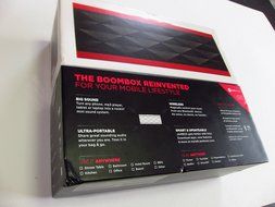 Jawbone - Jambox Wireless Bluetooth Speakerphone - Black/Red N3