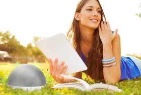 URGE Basics Soundome Bluetooth Wireless Speaker with Built-In Long Lasting Rechargable Battery and Crisp Sound... N2