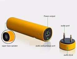 3 in 1 Power Bank 4000mah With Bluetooth Speaker Stereo Subwoofer Outdoor Super Bass Mini Portable Charger Battery N7