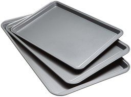 Good Cook 04322 nonstick steel cookie sheets , Set Of 3