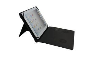 Smart&amp;Cool &reg; Tablet Partner ,Combo Leather iPad Case Bluetooth Speaker and Power Bank Works for iPad , iPad Air... N2