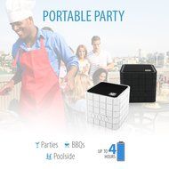 V7 (SP5500-BT-BLK-9NC) Portable Wireless Bluetooth Speaker Stand for Smartphones, iPhones, iPad, iPad Air, Tablet... N4