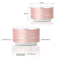 WESDAR Bluetooth Speakers with Lights For iPhone Android Bluetooth 4.0 - 5V 500mah Gray - Weight in 5.6oz, 114S-Gr N8