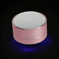 WESDAR Bluetooth Speakers with Lights For iPhone Android Bluetooth 4.0 - 5V 500mah Gray - Weight in 5.6oz, 114S-Gr N22