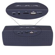 JIATAI M400 Wireless Bluetooth Portable Speaker with Stereo Bass (Black) N4