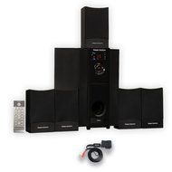 Theater Solutions TS511 Home Theater 5.1 Powered Speaker System with Bluetooth
