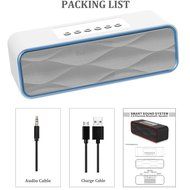 SinoPro Bluetooth Speaker Hi-Fi Portable Wireless Speaker with 10W Acoustic Drivers Dual Subwoofer Built-in Mic... N7