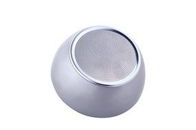 iKANOO BT001 Portable Bluetooth Speaker with Mushroom Shape and Microphone, Metallic N4