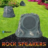 Bluetooth Outdoor Rock Speaker (Grey Slate) - Stereo pair by Sound Appeal