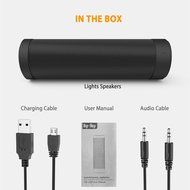Podofo&reg; Hi-Fi Portable Speaker Wireless Bluetooth 4.0 Speakers with 6 LED Visual Display Mode, Build in Microphone... N7