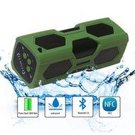 Waterproof Sport Speaker, Portable Wireless Stereo Bluetooth Speaker with 3600mAh Power CSR4.0 IPX56 NFC for Outdoor...
