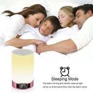 LEDMO LED Bluetooth Speakers with Touch Lamp, Music Player, Hands-free, Alarm Clock and Changing Colored LED Lights N4