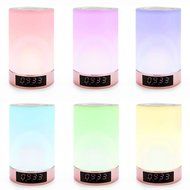 LEDMO LED Bluetooth Speakers with Touch Lamp, Music Player, Hands-free, Alarm Clock and Changing Colored LED Lights N6