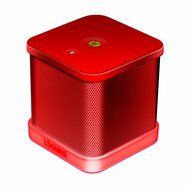 iSound iGlowSound Cube Wired Speaker (red) N3