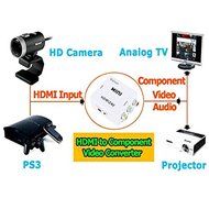 Daisen tech HDMI to AV Converter 1080p HDMI to RCA CVBS AV Composite Adapter HDMI 2 AV Converter support PAL/NTSC... N6