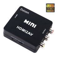 Daisen tech HDMI to AV Converter 1080p HDMI to RCA CVBS AV Composite Adapter HDMI 2 AV Converter support PAL/NTSC... N8