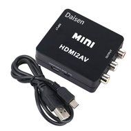 Daisen tech HDMI to AV Converter 1080p HDMI to RCA CVBS AV Composite Adapter HDMI 2 AV Converter support PAL/NTSC... N9